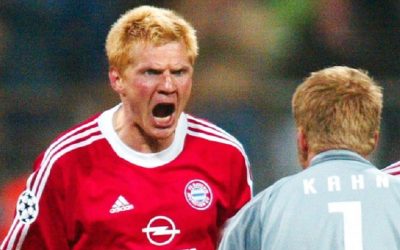 الیور کان و اشتفان افنبرگ در پیراهن بایرن مونیخ