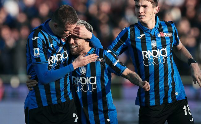 during the Serie A match between Atalanta BC and Parma Calcio at Gewiss Stadium on January 6, 2020 in Bergamo, Italy.